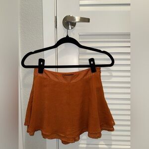 Elegant Orange Women's Skirt